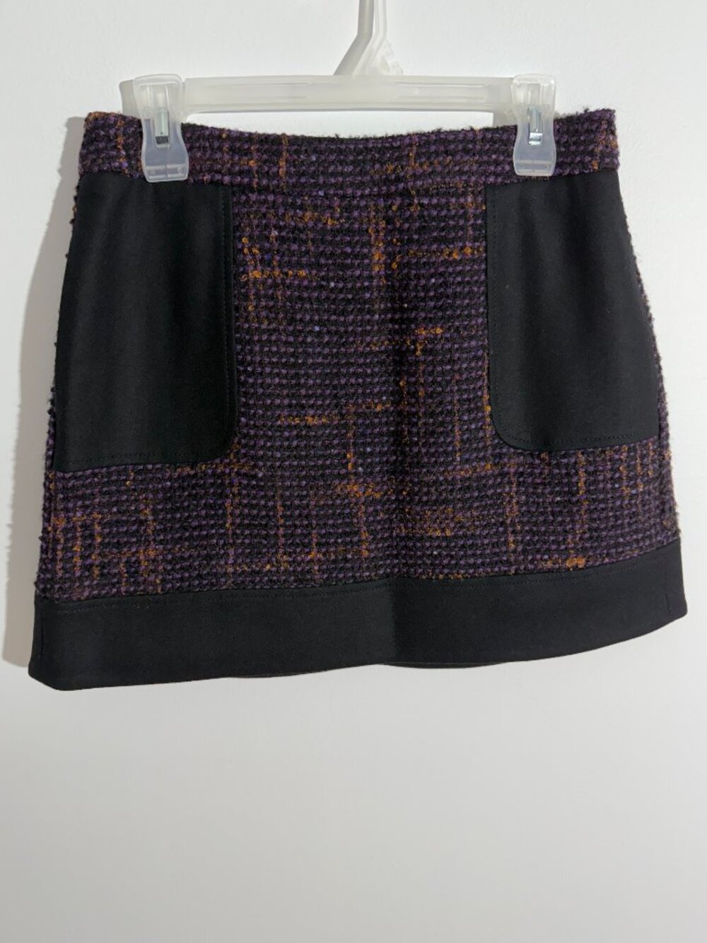 Red Valentino Tweed Pattern Mini Skirt
